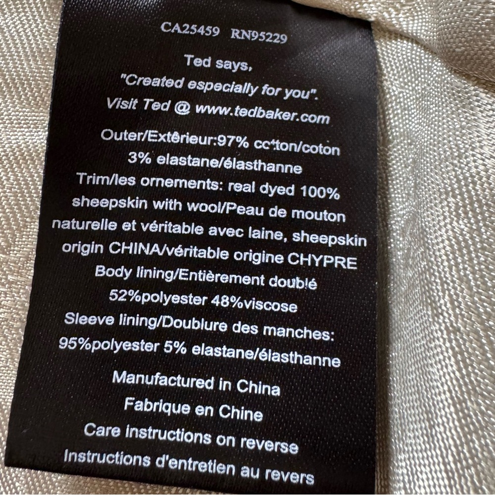 Ted Baker Brown Trench Coat - Picture 8 of 10